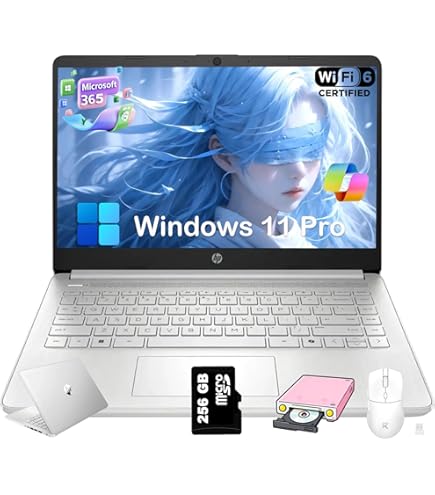 Amazon.com: HP 14 Laptop, AMD Ryzen 5 5500U, 8 GB RAM, 256 GB SSD